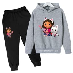 Hoodies Pants 2pcs Sets Cute Children Costume Kids TracksuitsKids Gabbys Doll House Hoodie Girls Clothes Mirabel