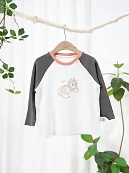 Dave Bella Children Long Sleeved T-shirts Autumn Spring Boys Girls Cartoon Printed Pullover Pure Cotton Bottoming Tops DB1260313
