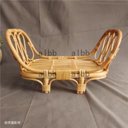 Newborn Photography Props Handmade Vintage Bamboo Chair baby bed girl Boy Photography Props Newborn Photo Posing Props Baby Crib