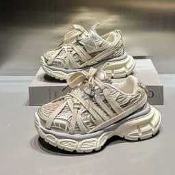 Kids Casual Sneakers for Boys Girls Non-slip Breathable Mesh Toddler Walking Shoes Strappy Versatile Chic Comfort Wear 4-6years