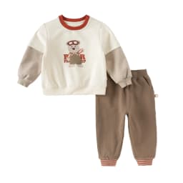 Dave Bella Children Autumn Spring Knitted T-shirt Trousers Suits Boys Pullover+Pant 2Pcs Sets Casual Tracksuits Cloth DB3252920