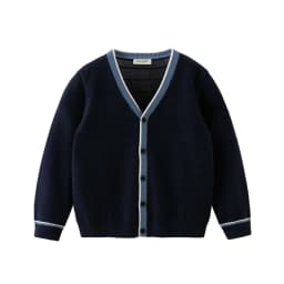 Dave Bella Children Cardigan Sweater Autumn Spring Long Sleeve Boys Knitted Cotton Top Fashion Outerwear Kids Clothes DK1261187