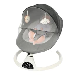 Portable Baby Stroller Rocker Electric Rocking Chair 0-12 Months Baby Rocker To Sleep Pink/Green/Grey