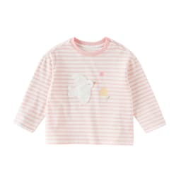 Dave Bella Children Bottoming T-shirts Spring Summer Pure Cotton Boys Girls Stripe Pullover Long Sleeves Kids Clothing DB1260806