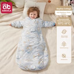 AIBEDILA Baby Sleep Sack Soft Cozy Infant Sleeping Bag Ultra Light Winter Kids Wearable Blanket For Boy/Girl 0-3Y Toddlers