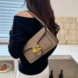 New trendy shoulder bag, designer handbag with detachable shoulder strap, elegant and fashionable women's crossbody bag