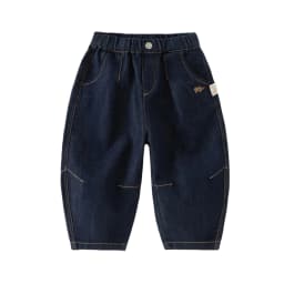 Dave Bella Children Autumn Spring Jeans Boys Elastic Waist Cargo Pants Casual Sports Pocket Jogger Trousers DB3262566