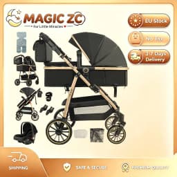 Light Weight Baby Stroller 3 in 1 Travel Pram Baby Pushchair Kids Wagon Stroller