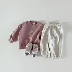 2026 Autumn Children Clothing Set Korean Boys Long Sleeve Sweater+Pants Suit Baby Girls Casual 2PCS Spring Tracksuit Leisure Set