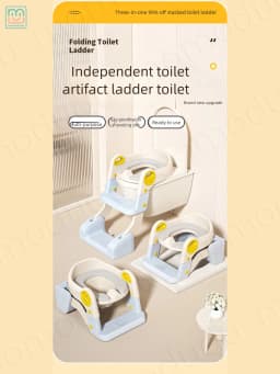 2-in-1 Portable Toilet Seat Foldable Children's Pot Potty Training Seat Step Stool Portable Potty Child Pot Bebe Toilet