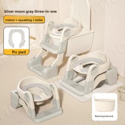 2-in-1 Portable Toilet Seat Foldable Children's Pot Potty Training Seat Step Stool Portable Potty Child Pot Bebe Toilet