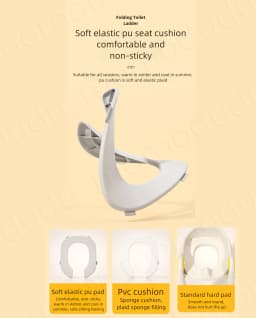 2-in-1 Portable Toilet Seat Foldable Children's Pot Potty Training Seat Step Stool Portable Potty Child Pot Bebe Toilet