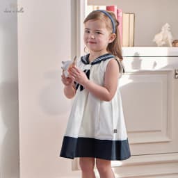 Dave Bella Girls Pure Cotton Dress Summer Elegant Sweet Children Clothes Charm Dresses Fashion Cool Party Preppy Style DB2261987