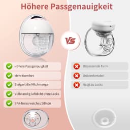 Electric breast pump Portable breast pump with 4 modes, 12 levels & LCD display portable breast pump, LED smart display, ultra-quiet rechargeable, portable design, low noise, leak-proof, portable design, low noise, leak-proof 4.1 (15)