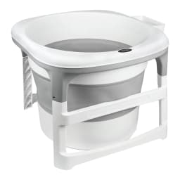 Large bathtub for newborn, baby, child, adult, shower or outdoor-Gray