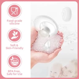 Two Complete Sets Compatible with Momcozy M5 Breast Pump Replacement Parts, Collection Cup and 8pcs 15/17/19/21mm Flange Insert