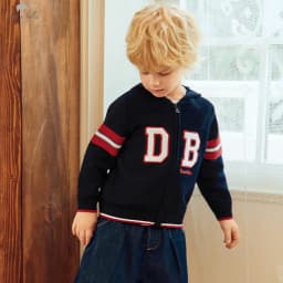 Dave Bella Boys Sweater Autumn Cardigan Sweater Spring Long Sleeves Children Coat Clothes Letter Gentle Fashion Party DB3262552