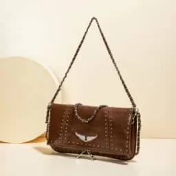 Elegant Diaper Bag Classic Original Retro Square Satchels Leather Handbag For Women Commuter Bag Unique Stylish