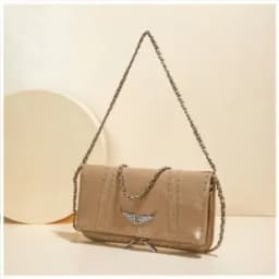 Elegant Diaper Bag Classic Original Retro Square Satchels Leather Handbag For Women Commuter Bag Unique Stylish
