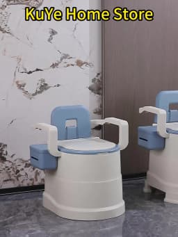 Children's Potty Training Toilet Seat with Armrests and Backrest, Portable Toilet with Removable Inner Bucket, Paper Towel Holder, 38Cm/14.96Inch Seat Height, Suitable for Home Toilet Training
