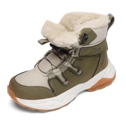 JMFCHI Kids Snow Boots Waterproof Winter Hiking Boots Warm Fur Lined Slip Resistant Outdoor Boots for Boys And Girls