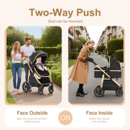 Baby Stroller 3 in 1 highlandscape for Newborn Mother Kids Portable Folding Carriage Luxurious Pushchair Car Seat Travel Pram