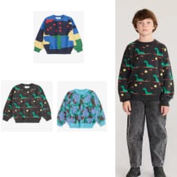 AW26 Children's Sweater Autumn and Winter New BC Cartoon Pullover Sweater
