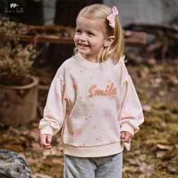 Dave Bella Autumn Girls Baby Hoodie Fashion Casual Sweet Lovely Floral Print Children's Long Sleeve Top Outdoor DB3253241