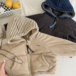 2026 Winter New Children Warm Hooded Coat Plus Velvet Thick Girls Padded Jacket Boys Cotton Fleece Coat Kids Quilted Jacket