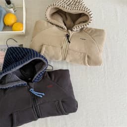 2026 Winter New Children Warm Hooded Coat Plus Velvet Thick Girls Padded Jacket Boys Cotton Fleece Coat Kids Quilted Jacket