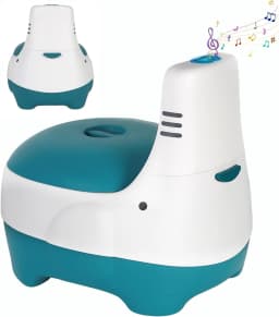 Potty Training Toilet, Training Seat with Realistic Flush Sound, Portable Toilet for Kids - Easy to Clean Potty Seat