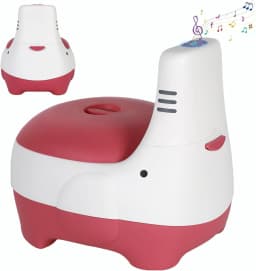 Potty Training Toilet, Training Seat with Realistic Flush Sound, Portable Toilet for Kids - Easy to Clean Potty Seat