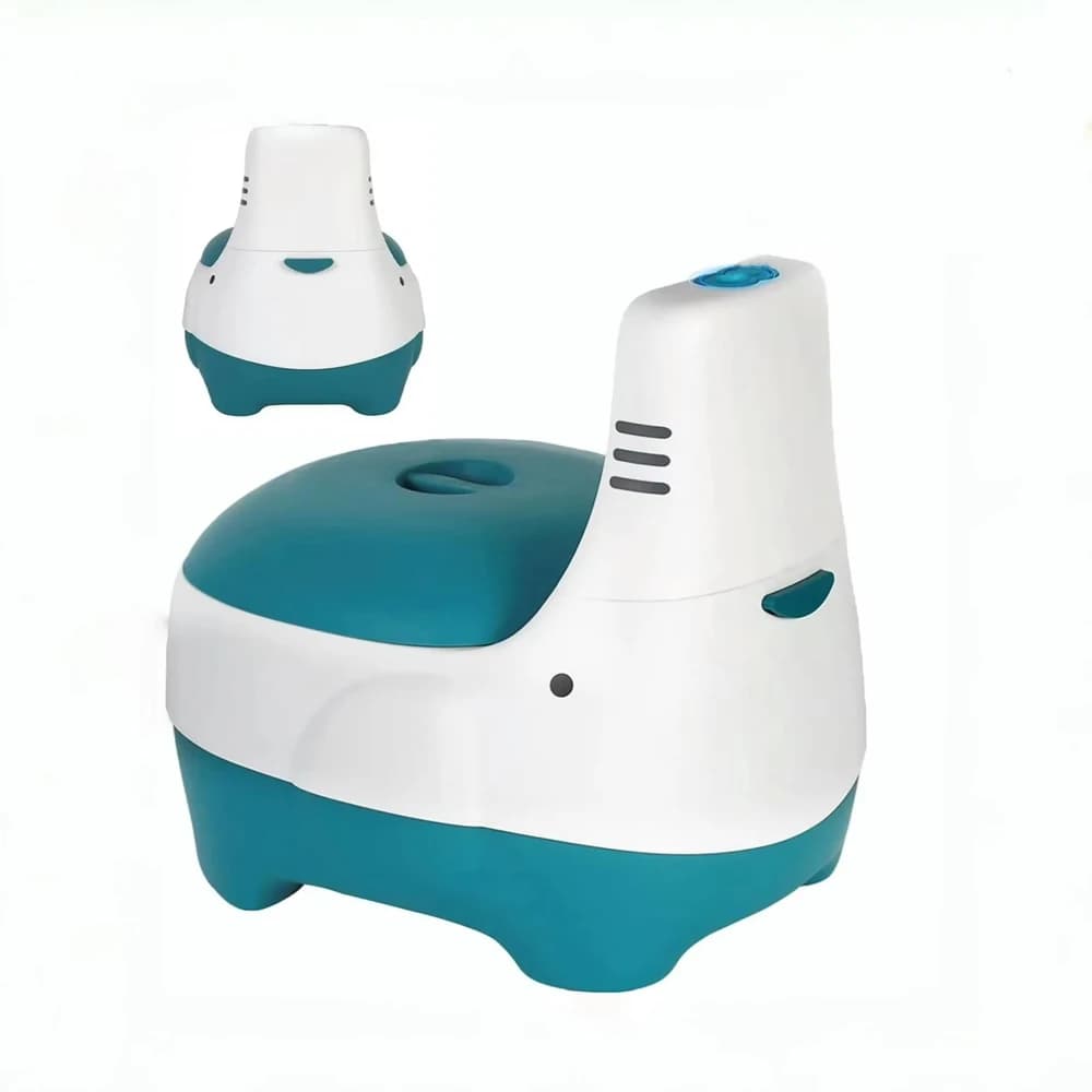 Potty Training Toilet, Training Seat with Realistic Flush Sound, Portable Toilet for Kids - Easy to Clean Potty Seat