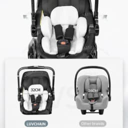 Multi Functional Newborn Baby Sleeping Basket, Baby Safety Seat, Baby Stroller, Multi-purpose Portable Four-wheel Stroller