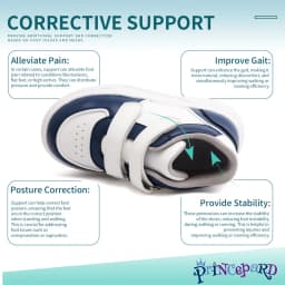 Kids Orthopedic Shoes with Ankle and Arch Support Princepard Boys Girls' Supportive Sneakers for Correct Foot Problems