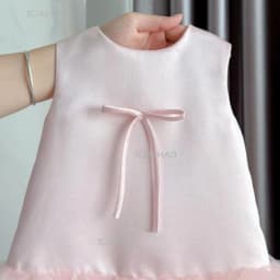 Party Dress Pink Baby Girls Vest with Mesh Skirt First Birthday Kids Celebration Pageant Princess Gown Toddler Formal Dresses
