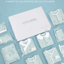 IYEAL  Newborn Baby Clothes Cotton Baby Gift  Set 0-3 M Autumn Winter Kids Clothes Suit New Born Clothing Family Gifts 19-23PCS