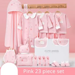 IYEAL  Newborn Baby Clothes Cotton Baby Gift  Set 0-3 M Autumn Winter Kids Clothes Suit New Born Clothing Family Gifts 19-23PCS