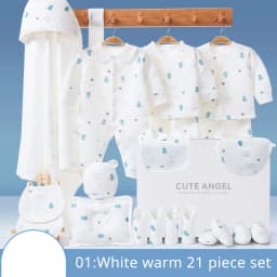 IYEAL  Newborn Baby Clothes Cotton Baby Gift  Set 0-3 M Autumn Winter Kids Clothes Suit New Born Clothing Family Gifts 19-23PCS