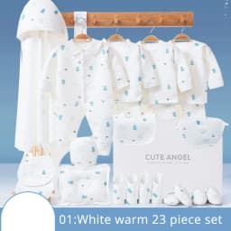 IYEAL  Newborn Baby Clothes Cotton Baby Gift  Set 0-3 M Autumn Winter Kids Clothes Suit New Born Clothing Family Gifts 19-23PCS