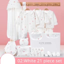 IYEAL  Newborn Baby Clothes Cotton Baby Gift  Set 0-3 M Autumn Winter Kids Clothes Suit New Born Clothing Family Gifts 19-23PCS