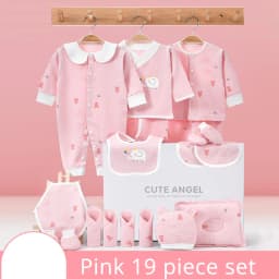IYEAL  Newborn Baby Clothes Cotton Baby Gift  Set 0-3 M Autumn Winter Kids Clothes Suit New Born Clothing Family Gifts 19-23PCS