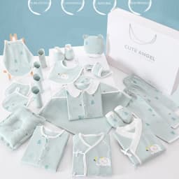 IYEAL  Newborn Baby Clothes Cotton Baby Gift  Set 0-3 M Autumn Winter Kids Clothes Suit New Born Clothing Family Gifts 19-23PCS