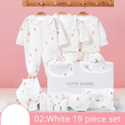 IYEAL  Newborn Baby Clothes Cotton Baby Gift  Set 0-3 M Autumn Winter Kids Clothes Suit New Born Clothing Family Gifts 19-23PCS