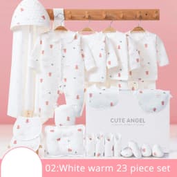 IYEAL  Newborn Baby Clothes Cotton Baby Gift  Set 0-3 M Autumn Winter Kids Clothes Suit New Born Clothing Family Gifts 19-23PCS
