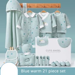 IYEAL  Newborn Baby Clothes Cotton Baby Gift  Set 0-3 M Autumn Winter Kids Clothes Suit New Born Clothing Family Gifts 19-23PCS