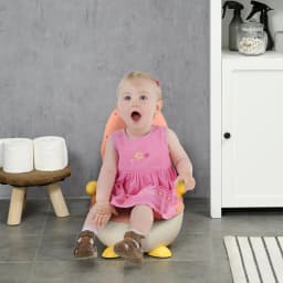 Zonekiz Children's Potty for Babies 6-36 Months Learning Toilet 4.5X35X23 cm Pink