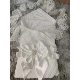 French Lace Winter Swaddle Blanket - Receiving Wrap for Newborn Baby Boys-Girls Photography Ropa De Bebe Niña 크리스마스 아기의상 Newborn