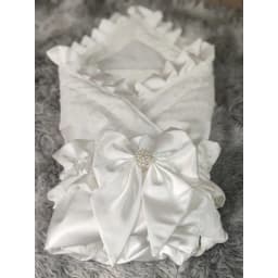 French Lace Winter Swaddle Blanket - Receiving Wrap for Newborn Baby Boys-Girls Photography Ropa De Bebe Niña 크리스마스 아기의상 Newborn