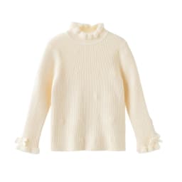 Dave Bella Children Autumn Winter Knitted Pullover Sweater for Girls Half High Collar Bottoming Sweater Kids Clothes DK4254583
